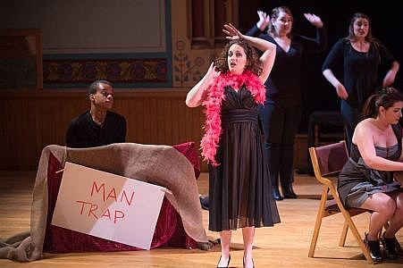Pythia in We've Got Our Eye on You by Nkeiru Okeye with Hartford Opera Theater Photograph by Kim Bova Photography